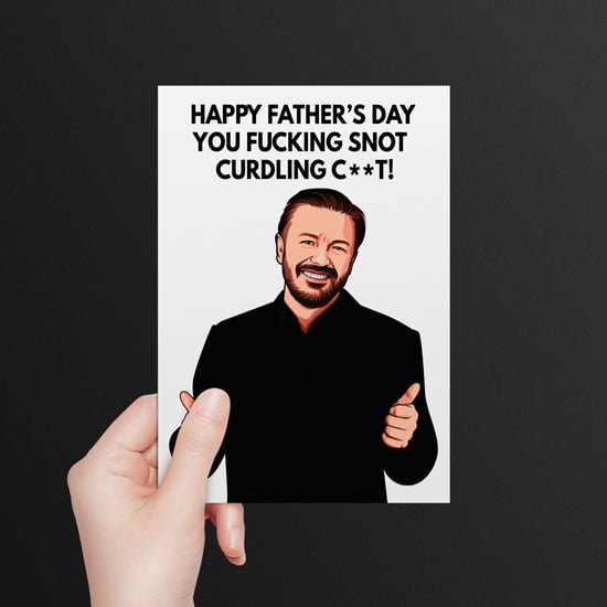 Ricky Gervais Fathers Day Card All Things Banter