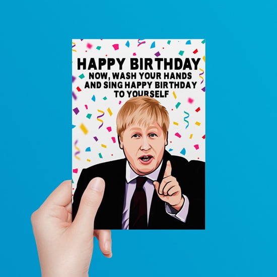 Boris Johnson Birthday Card - All Things Banter