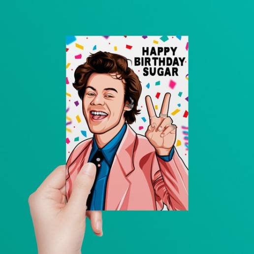 Harry Styles Birthday Card Printable Free