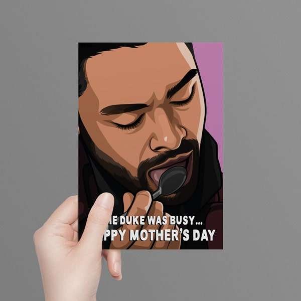 Bridgerton Duke Of Hastings Mothers Day Card All Things Banter