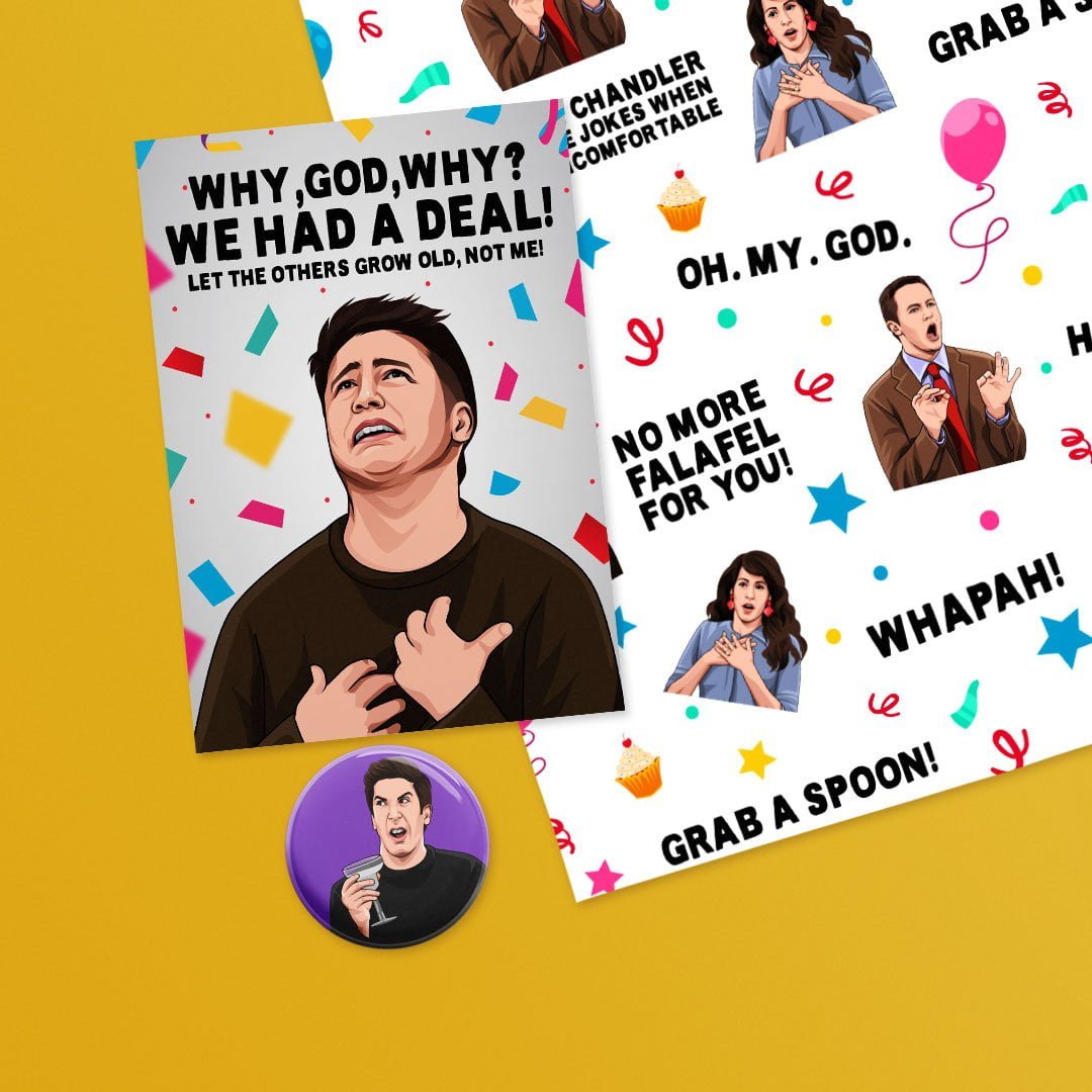 Joey from Friends Birthday Card - All Things Banter