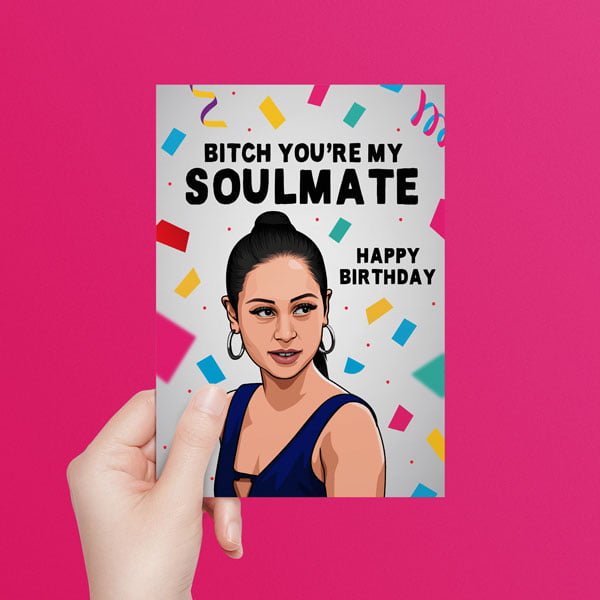 Maddy Perez Euphoria Soulmate Greeting Card