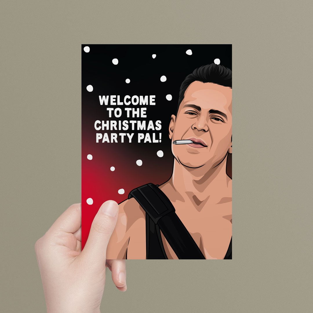 Die Hard Bruce Willis Christmas Card - All Things Banter