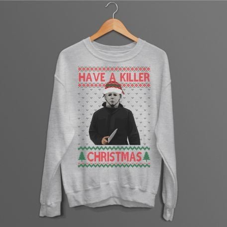 Mike Myers Halloween Funny Christmas Jumper