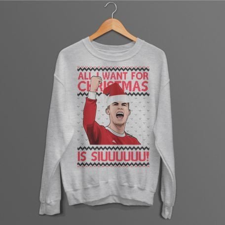 Ronaldo Manchester United Funny Christmas Jumper | World Cup 2022 Gift