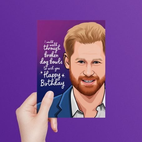 Prince Harry Birthday Card | Funny Birthday Card