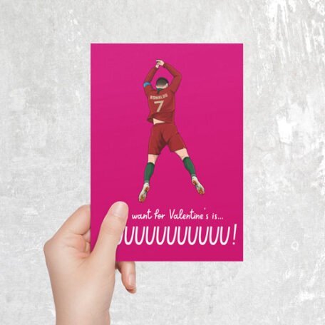 Ronaldo Funny Valentine's Card