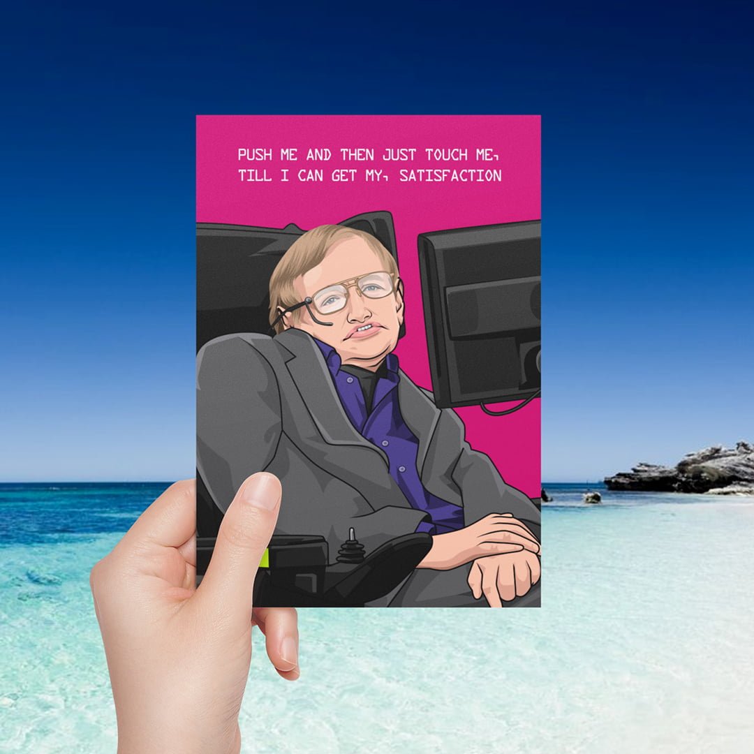 Stephen Hawking Funny Valentine's Card