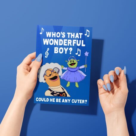 Who's That Wonderful Boy? Funny Nanalan Card