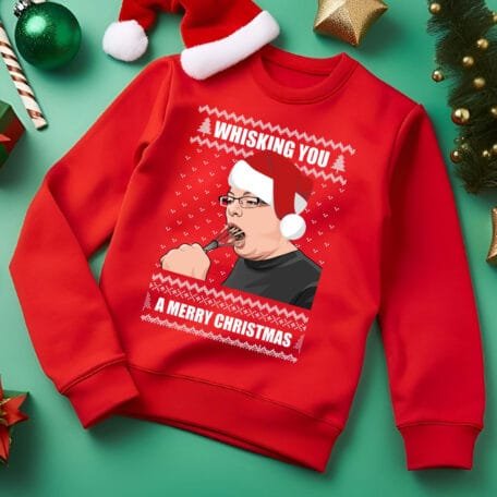 Come Dine with Me Whisk Funny Christmas Jumper