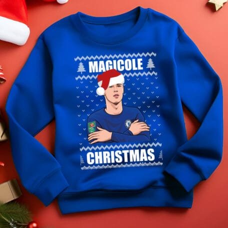 Cole Palmer Magicole Christmas Chelsea FC Funny Christmas Jumper