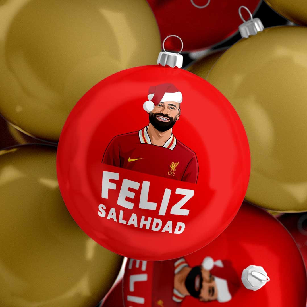 Mo Salah Liverpool Christmas Bauble – Great Secret Santa Gift