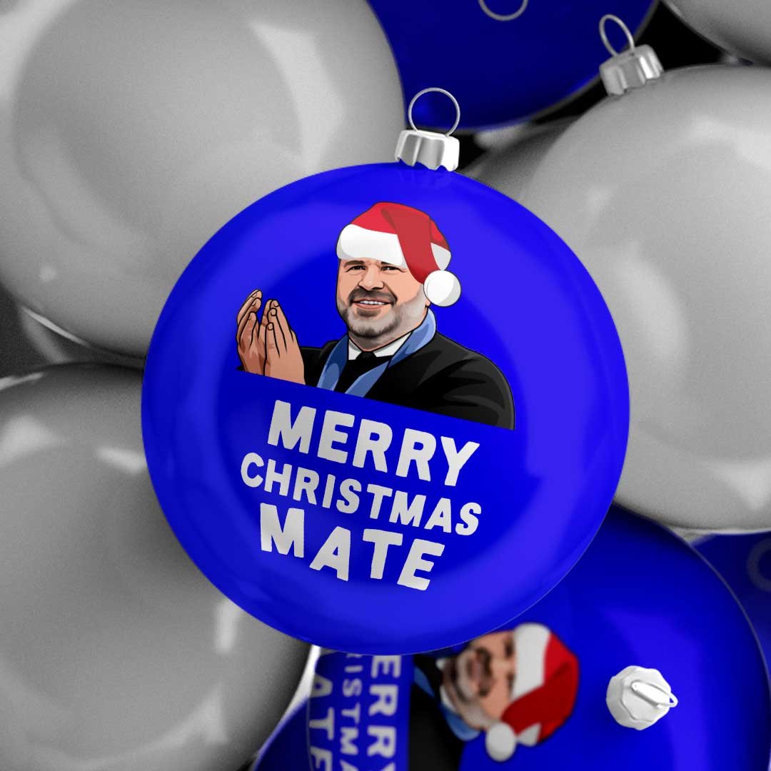 Ange Postecoglou Tottenham Christmas Bauble – Great Secret Santa Gift